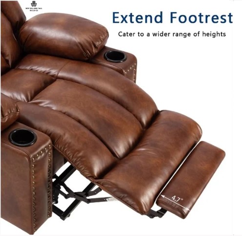 Extended Footrests in big and tall recliners